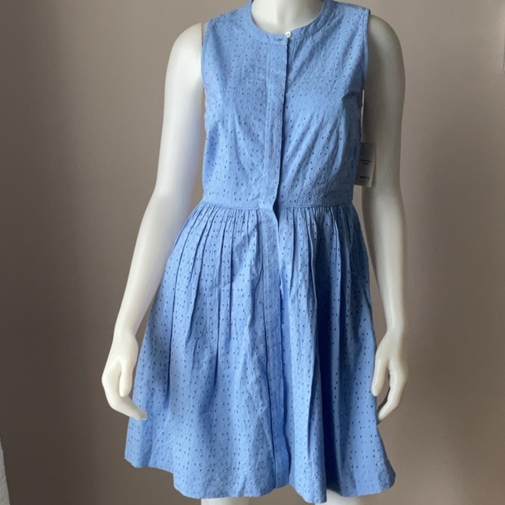 J. Crew Light Blue Sleeveless Dress